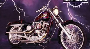Коллекция мотоциклов Harley Davidson (57 фото)