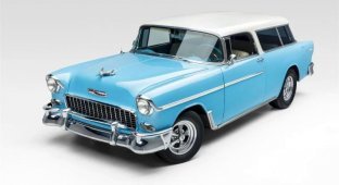 1955 Chevrolet Bel Air Nomad, once owned by Bruce Willis, is ready to go to a new owner (26 photos)