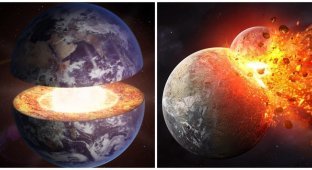 Scientists have discovered the remains of an ancient planetoid in the bowels of the Earth (2 photos + 1 video)