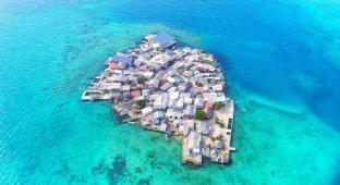 Как тысяча человек уживаются на острове размером с футбольное поле (25 фото)