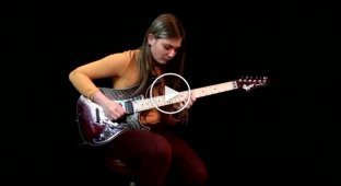 Iron Maiden –  The Trooper  в исполнении талантливой 16-летней гитаристки 