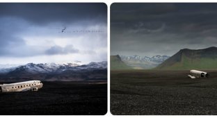 Самолёт в Исландии, рядом с которым все фотографируются (22 фото)