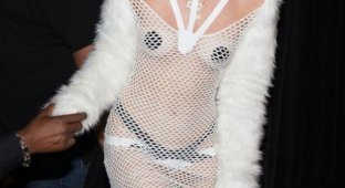 Майли Сайрус в откровенном платье (10 фото)