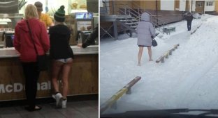 Морозы пришли в Россию. Сезон бикини, для этого региона, объявляется открытым (20 фото)