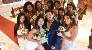 Brazilian Polygamist Loses Another Wife (5 photos)