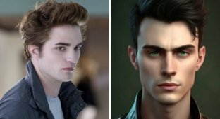 What the characters of the novel "Twilight" should have looked like according to the author's description (11 photos)