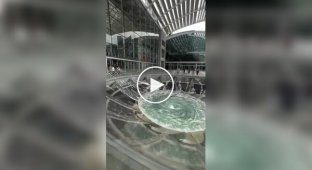 Завораживающий фонтан в Сингапуре