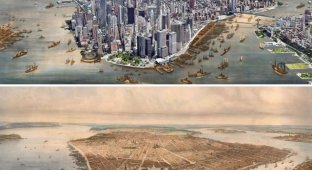 A photographer from the USA combined photographs of the same places, but in different centuries (16 photos)