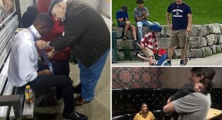 12 трогательных поступков незнакомцев, которые возвращают веру в людей (13 фото)