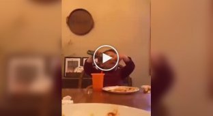 A young fan of cheese