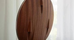 Ultra-thin vinyl record player Miniot Wheel 3 - you can hang it on the stage (4 photos)