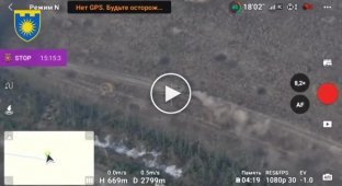 The 106th Brigade showed how a Russian tank hit a mine