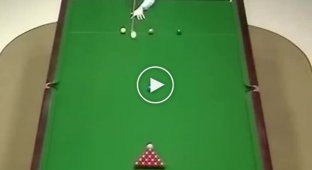 A small selection of opening shots in snooker