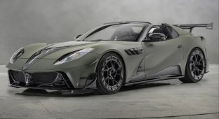 Тюнингованный Ferrari 812 GTS от Mansory способен разогнаться до сотни за 2,8 секунды (8 фото)