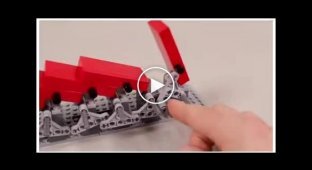 Endless lego domino effect