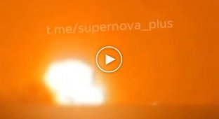 Resident of Russian Bryansk enthusiastically watches explosions