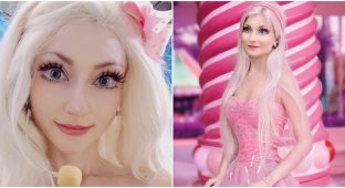 Life in pink: how Andress Damiani turned herself into a living doll (9 photos)