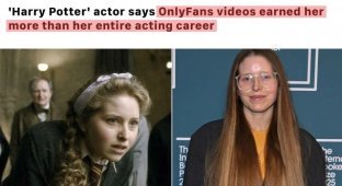 'Harry Potter' actress Jessie Cave made more in one year on OnlyFans than in her entire acting career (4 photos)