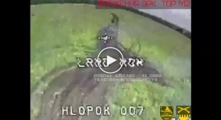 The Russian air defense complex "Tor" was attacked by a Ukrainian FPV drone in the direction of Svatovo