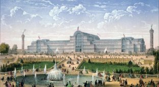 The Crystal Palace in London, which stood for 85 years instead of a year (4 photos)