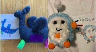 A teacher from Australia makes toys according to the drawings of students (13 photos)
