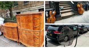 30 отличных вещей, найденных на улицах Нью-Йорка (31 фото)
