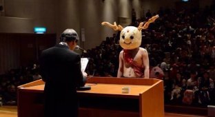 Церемония вручения дипломов в Японии (5 фото)