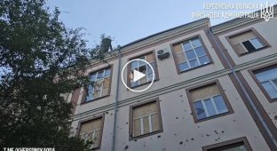 Occupiers struck a college in the center of Kherson