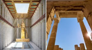 Designers restored the appearance of ancient buildings (7 photos)