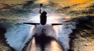 On a submarine (50 photos)