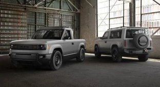 A $20,000 electric pickup truck was presented in the USA (15 photos)