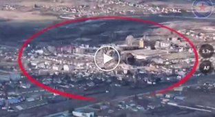 A Russian pilot hits school 2 in Sudzha in the Kursk region with an aerial bomb