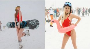 Сотни россиян разделись в Сочи, отмечая ежегодный праздник: горячие участницы карнавала (11 фото + 2 видео)