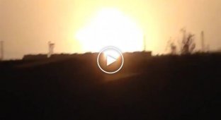 Очень мощный взрыв в Донецке (23 октября)