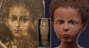 Ученые воссоздали облик египетского мальчика с помощью компьютерной томографии (8 фото)