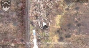 The work of drone operators of the 92nd strike brigade