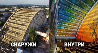 15 original buildings from around the world, whose architects did not stint on unexpected solutions (16 photos)