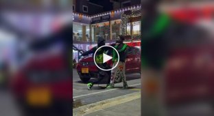 The guys combined breakdancing and robotic movements into one style.