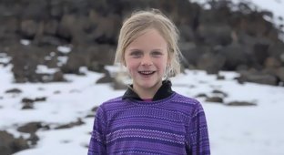 7-летняя американка стала самой юной альпинисткой, покорившей Килиманджаро (13 фото + 1 видео)