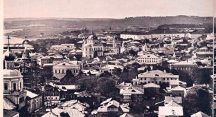 Вид на Москву с Храма Христа Спасителя, 1867 год (16 фото)
