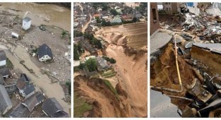 В Германии считают прошедшее наводнение катастрофой невиданного доселе масштаба (5 фото)