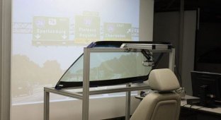 Концепт высокотехнологичного ветрового стекла для автомобиля (4 фото)