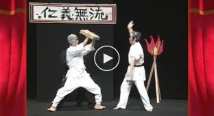 Японский мастер карате