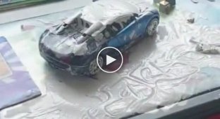 The guy just wanted to paint the car