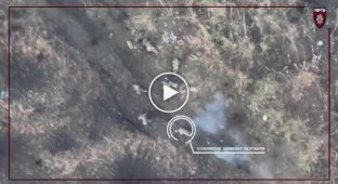 Украинские военные при поддержке артиллерии и дронов уничтожают российскую штурмовую группу на Бахмутском направлении