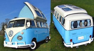 Уникальный Volkswagen Hippie Bus 1964 года продают на аукционе (25 фото + 2 видео)