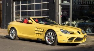 Mercedes-Benz SLR McLaren 2008 roadster without mileage put up for sale (25 photos)