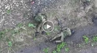 Ukrainian drones drop FOGs and grenades on Russian military personnel in the Avdiivka direction