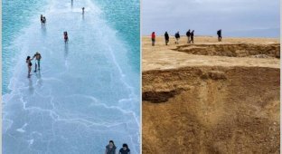 14 сумних фото про те, як зникає Мертве море (15 фото)