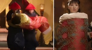 Why were concubines brought to the Chinese emperor wrapped in a blanket? (6 photos)